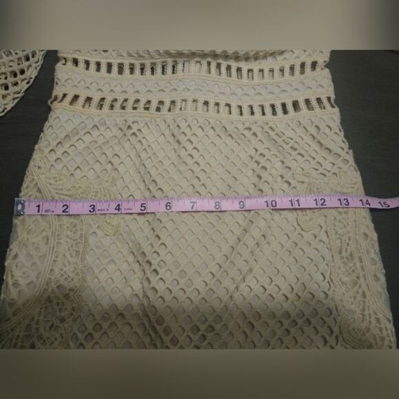 Missguided x Carli Bybel Mesh Lace Long Sleeve Mini Dress Size 4 - Picture 8 of 16